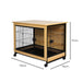 PaWz Wooden Wire Dog Kennel - petpawz.com.au