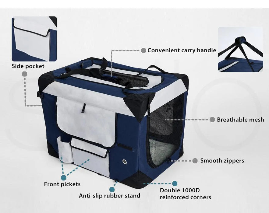 pawz dog travel bag features 