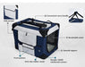 pawz dog travel bag features 