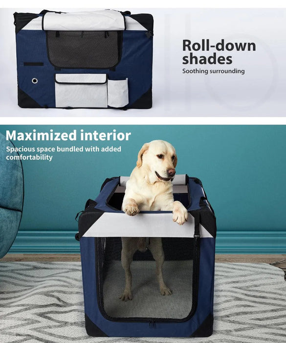 pawz dog travel bag spacious interior 