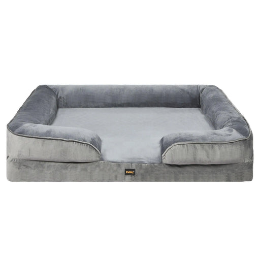 pawz memory foam cat-bed grey
