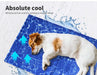 puppy sleeping on PaWz Pet Cooling Gel Mat 