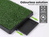 removable tray in Synthetic Dog Grass Mat 