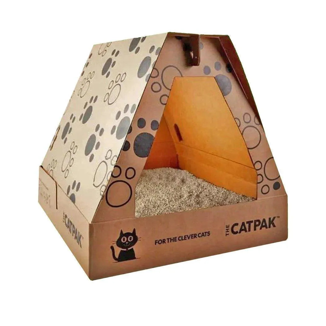 Disposable Cat Litter Trays with Litter CATPAK