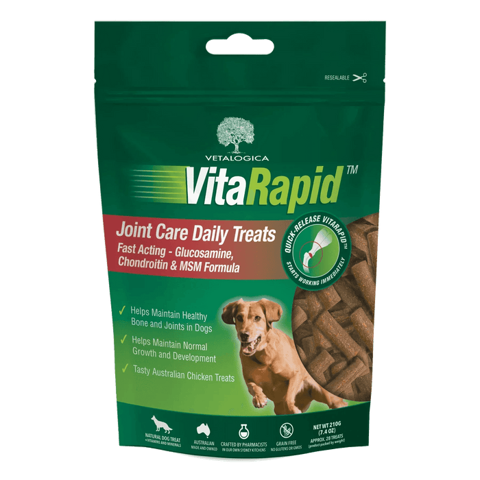 VitaRapid Joint & Arthritis Care for Dogs 210gm - petpawz.com.au