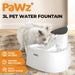 Cat drinking  from PaWz 3L Pet Water Fountain 